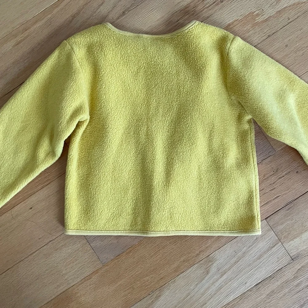 Second step fleece infant Yellow with zipper 18 M